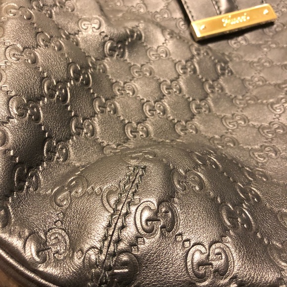 Never used Black Gucci Guccissima Hobo Handbag - Picture 6 of 8